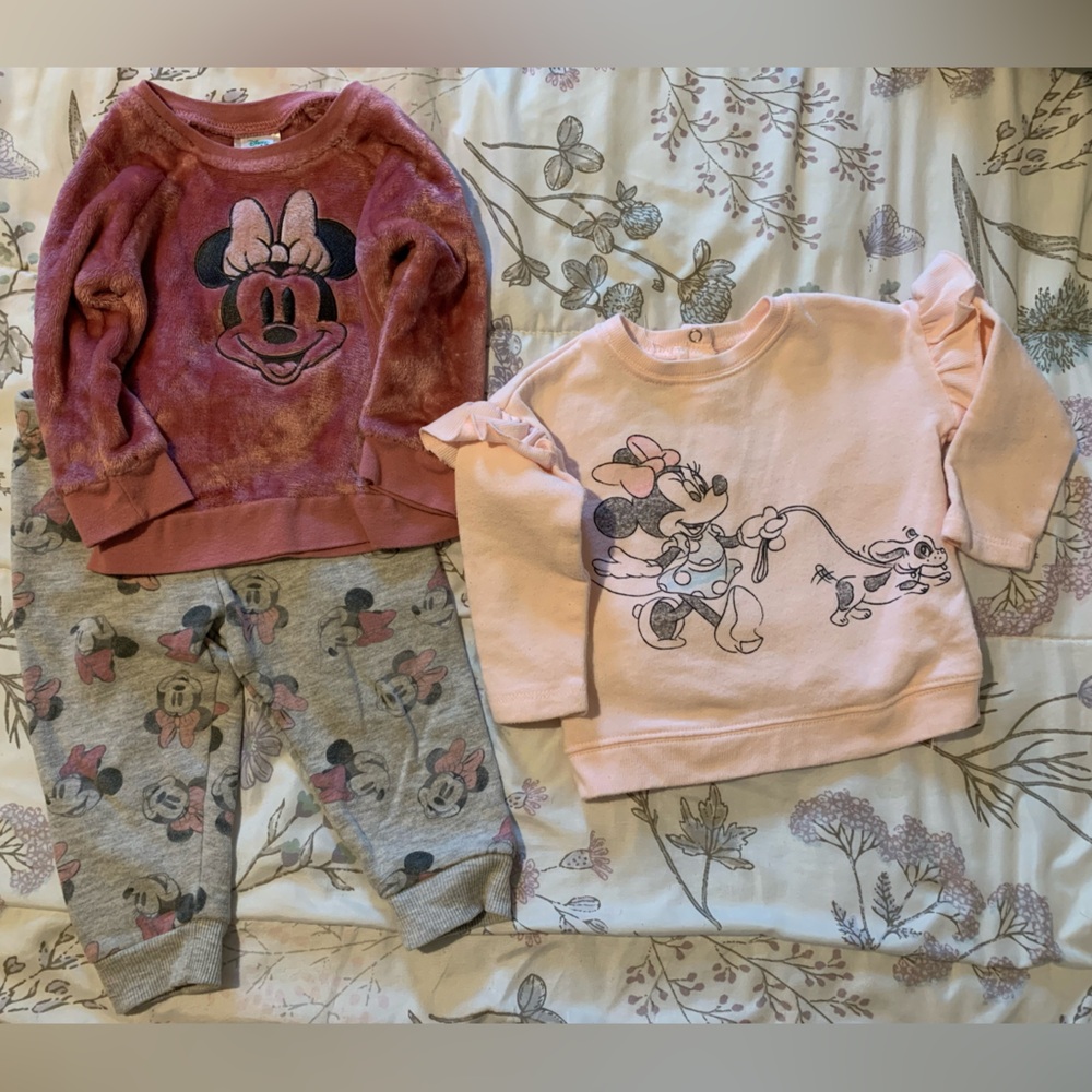 Minnie Mouse 18m Baby Girl Outfit